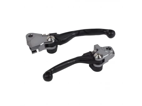 Kit manete frana si ambreiaj POLISPORT - SUZUKI RMZ 250 '07-22; RMZ 450 '05-22 - Negru