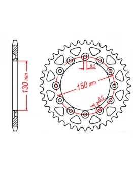 Pinion spate MTX - 245 41 HONDA XL 600 LM '85-'88 (JTR245/2.41) (pas 520)