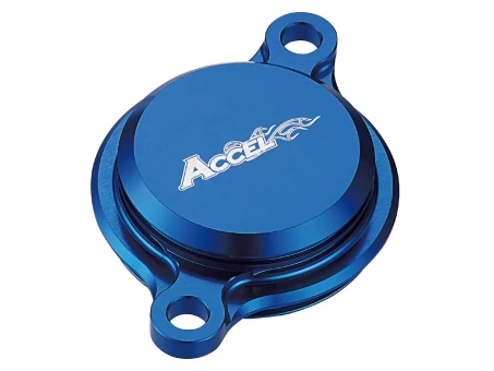 Capac filtru ulei ACCEL YZF 250 14-17, YZF 450 10-16, WR 250F 15-17, WR 450F 16, culoare albastru | OFC202BL