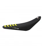 Husă șa BLACKBIRD HUSQVARNA FC/TC '14-'15, TE/FE '14-'16 DOUBLE GRIP 3 culoare Negru Galben