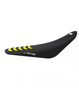 Husă șa BLACKBIRD HUSQVARNA FC/TC '14-'15, TE/FE '14-'16 DOUBLE GRIP 3 culoare Negru Galben