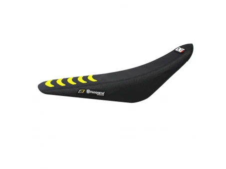 Husă șa BLACKBIRD HUSQVARNA FC/TC '14-'15, TE/FE '14-'16 DOUBLE GRIP 3 culoare Negru Galben