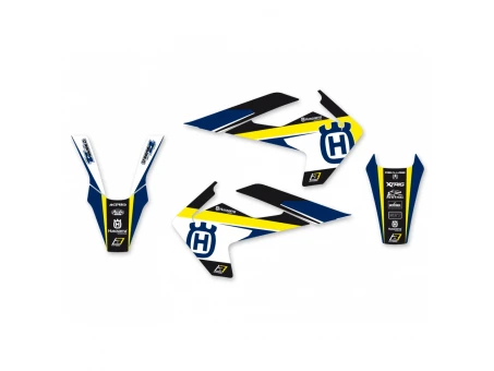 Kit grafic BLACKBIRD HUSQVARNA FC/TC '16-'18, TE/FE '17-'19 DREAM 4 culoare Albastru Galben