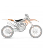 Husă șa BLACKBIRD KTM SX/SXF '19-'22, EXC '20-'23 DREAM 4 culoare Negru Portocaliu Alb