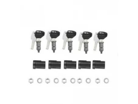 Set incuietori pentru topcase KAPPA - KGR33, KGR46, K49, K46, K47, K35 KFR, KVE, KMS SECURITY LOCK (5 buc.) | KSL105
