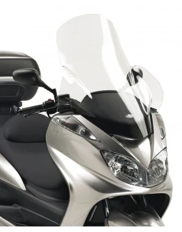 Parbriz moto KAPPA - YAMAHA Majesty 400 (04-08) 74 X 64 CM Transparent