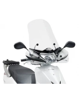 Parbriz moto KAPPA - HONDA LEAD 110 (08-14) 52 X 66,5 CM Transparent - necesar Kit montaj A314AK