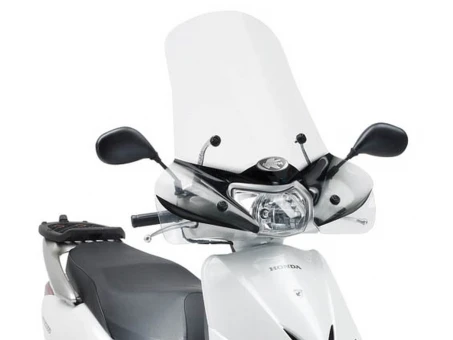 Parbriz moto KAPPA - HONDA LEAD 110 (08-14) 52 X 66,5 CM Transparent - necesar Kit montaj A314AK | 314AK