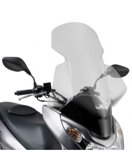 Parbriz moto KAPPA - HONDA PCX 125-150 (10-13) 82 x 58 CM Transparent - necesar Kit montaj D323KITK