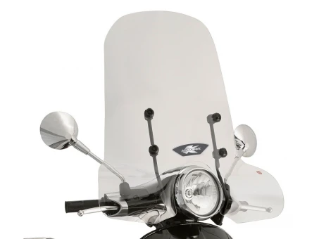 Parbriz moto KAPPA - PIAGGIO Vespa Primavera 50-125-150 (14-19), Vespa Sprint 50-125-150 (14-19) 50 X 69 Transparent - necesar Kit montaj A5608AK | 5608AK