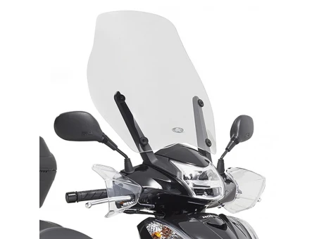 Parbriz moto KAPPA - HONDA SH 300i (15-19) 51,5 x 49 CM Transparent | KD1143ST
