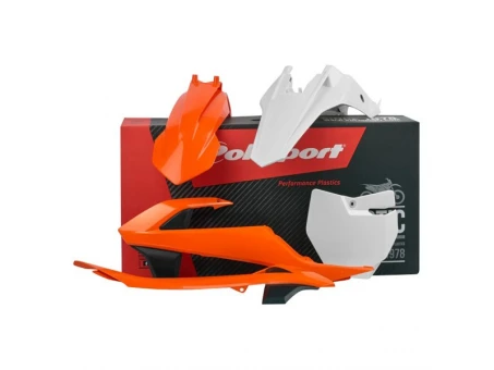 Kit plastice POLISPORT - KTM SX 65 '16-'23 - Portocaliu