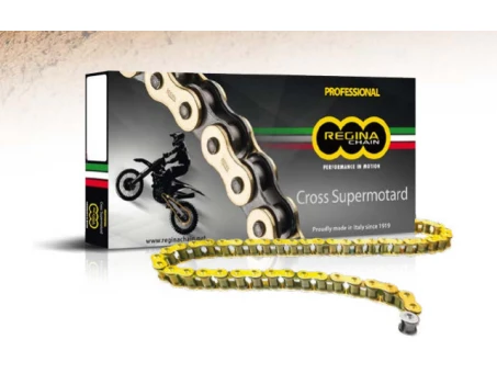 Lant REGINA 520RX3 (118-zale) MOTOCROSS pana la 500 CC OFF ROAD auriu (135RX3/00C) (fara o-ring) | 520RX3-118