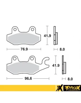 Placute de frana ProX KH165 SUZUKI LT-R 450 '06-11, YAMAHA YFZ 450 '04-08 fata dreapta