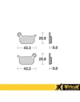 Placute de frana ProX KH325 KTM SX 50 fata / spate, SX 65 spate