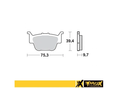 PROX KLOCKI HAMULCOWE KH373 HONDA TRX 450R 04-14 TYŁ | 37.208502