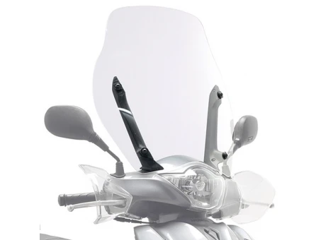Parbriz moto KAPPA - HONDA SH 125I/150I 12-16 (53 X 50CM) Transparent | 1128AK