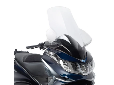 Parbriz moto KAPPA - PIAGGIO X10 125/350/500 12-16 (85,5 X 69CM) Transparent | KD5604ST