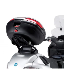 Suport pentru topcase KAPPA - PIAGGIO MP3 125/250/300/400 '06-'11, MP3 TOURING 300/400 '11, MP3 BUSINESS 300/500 '12-'14, MP3 SPORT 300/500 '12-'14 (cu placa MONOLOCK)
