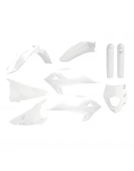 Kit plastice POLISPORT - (FULL KIT) GAS GAS EC 250/300 '1JU MR 250/300 '21-'24 - Alb