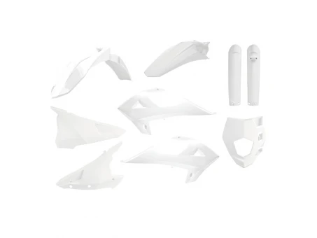 Kit plastice POLISPORT - (FULL KIT) GAS GAS EC 250/300 '1JU MR 250/300 '21-'24 - Alb