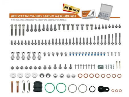 Kit suruburi Pro pack factory  (mare) KTM SX/XC/XC-W/EXC 200/300 02, | BKP501