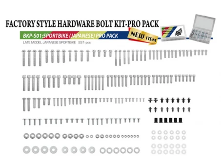 Set suruburi, piulite, cleme, pini pentru motocicletele japoneze  221 piese (221 piese) | BKPS01