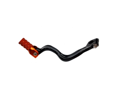 Pedala schimbator KTM SX 65 98-08 aluminiu culoare negru capat portocaliu (SX65) (46034031200) | SCL750553OR