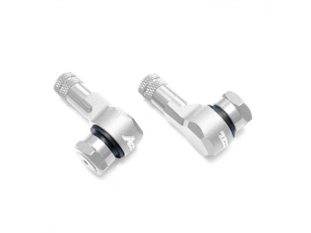 Set 2 ventile 90 grade culoare argintiu (VC-02S) | VC02S