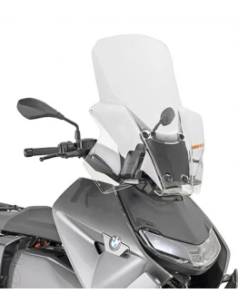 Parbriz moto KAPPA - BMW CE 04 '22- (73 X 60 CM) Transparent - necesar Kit montaj D5142KITK