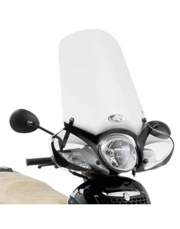Parbriz moto KAPPA - APRILIA SCARABEO 125-200 (07-06, 2011) 53 X 70 CM Transparent - necesar Kit montaj A154AK
