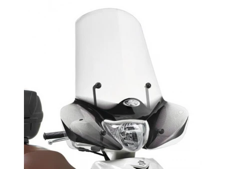 Parbriz moto KAPPA - SUZUKI SIXTEEN 125-150 (08-16) 56,5 x 71,5 CM Transparent - necesar Kit montaj A169AK | 169AK