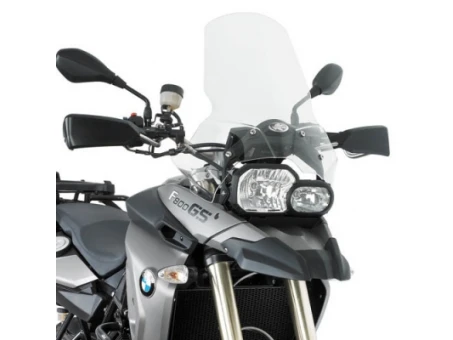 Parbriz moto KAPPA - BMW F 650 GS / F 800 GS (08-17), F 700GS (13-17) 44X46 CM Transparent - necesar Kit montaj D333KITK | 333DTK