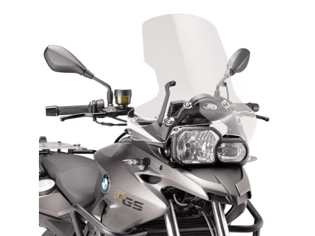 Parbriz moto KAPPA - BMW F 700 GS (13-17) 50 X 49 CM Transparent - necesar Kit montaj D5107KITK | 5107DTK