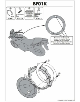 Suport geanta rezervor TANKLOCK KAPPA - SUZUKI