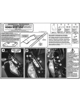 Suport parbriz KAPPA - 214DT HONDA SILVERWING 400-600CCM (01-10)