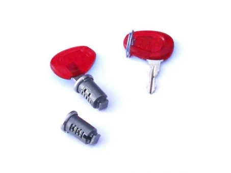 Set incuietori pentru topcase KAPPA - (3 buc.) - Rosu | K502