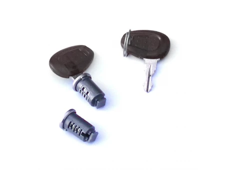 Set incuietori pentru topcase KAPPA - (3 buc.) - Negru | K502N