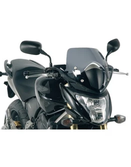 Parbriz KAPPA - HONDA CB 600 HORNET (07-10) 33,5 x40,5 CM Fumuriu cu suport montaj