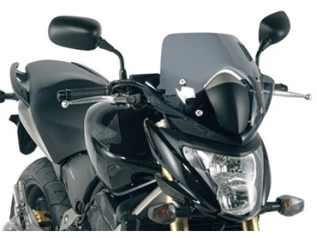 Parbriz KAPPA - HONDA CB 600 HORNET (07-10) 33,5 x40,5 CM Fumuriu cu suport montaj | KA309