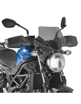 Parbriz moto KAPPA - SUZUKI SV 650 (2016) 28,5X36CM Fumuriu cu suport montaj