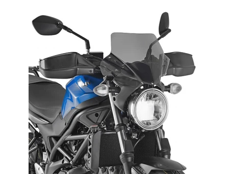 Parbriz moto KAPPA - SUZUKI SV 650 (2016) 28,5X36CM Fumuriu cu suport montaj | KA3111