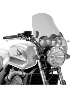 Parbriz moto KAPPA - universal 42,5 x 42 CM Fumuriu cu suport montaj KD40