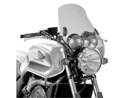 Parbriz moto KAPPA - universal 42,5 x 42 CM Fumuriu cu suport montaj KD40 | KA660