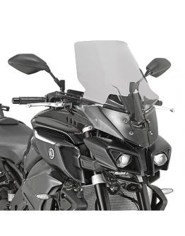Parbriz moto KAPPA - YAMAHA MT 10 (16-17) 53,5 X 42 CM Fumuriu