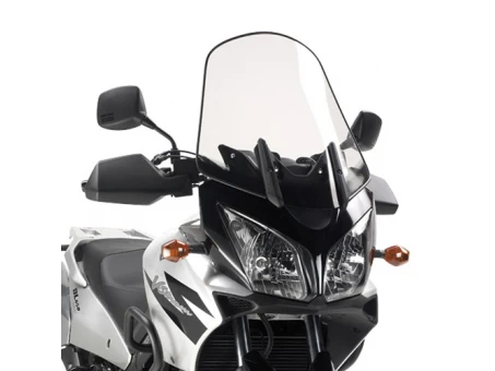Parbriz moto KAPPA - SUZUKI DL 650/1000 V-STROM (04-11), KAWASAKI KLV 1000 (04-09) 57 x 48 cm Transparent | KD260ST