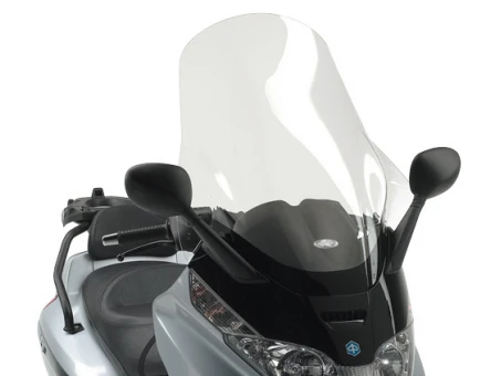 Parbriz moto KAPPA - PIAGGIO X-EVO 125/250/400 (07-11), X8 125/150/200/250/400 (04-10) 80X60CM Transparent | KD500ST