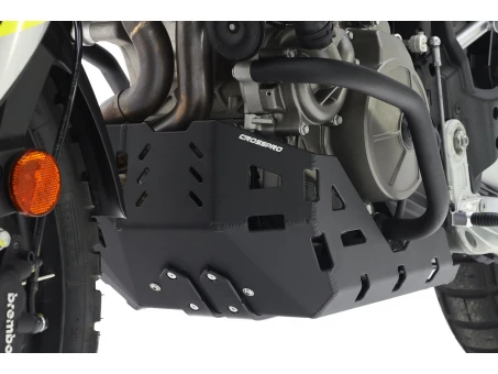 Scut protectie din aluminiu CROSSPRO APRILIA TUAREG 660 22- culoare Negru | 2CP090087A0005