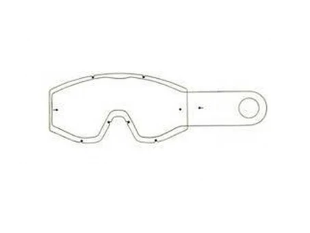 Lentila Polywel Tear-Offs pentru ochelari Scott Voltage MX