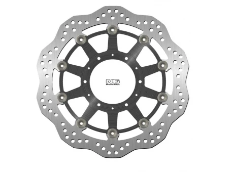 Disc frana fata NG -  SUZUKI DL 650 V-STROM ABS / XT ABS 20-22, DL 1000 V-STROM ABS / XT ABS / ADVENTURE ABS 20, DL 1050 V-STROM ABS / XT ABS / XT EXPLORER ABS 20-22 (310x121,50x5MM) (5X10,25MM) WAVE flotant (centru aluminiu) | NG1966XG